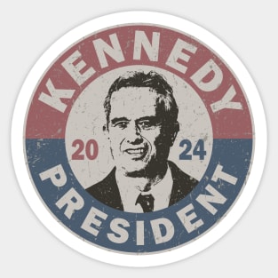 Kennedy for President in 2024 Sticker